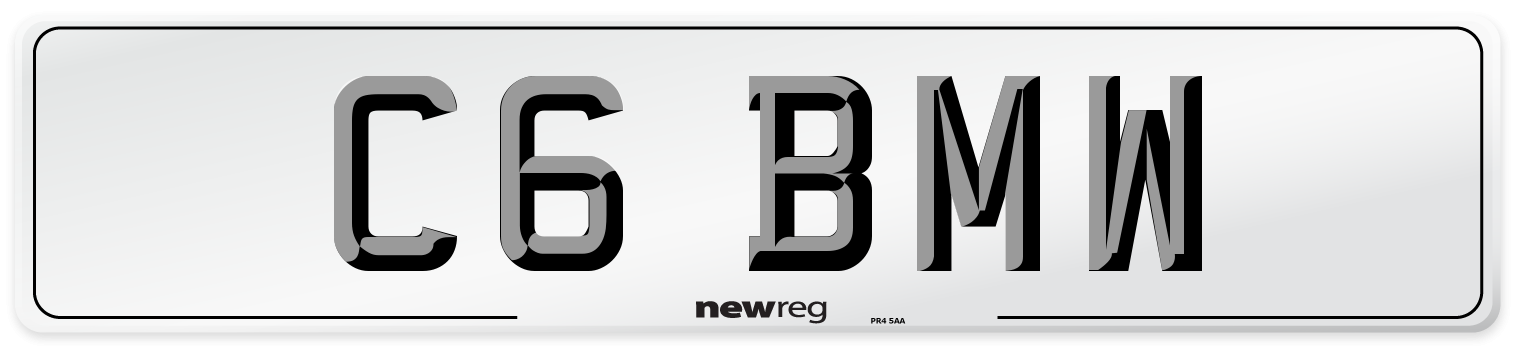 C6 BMW Number Plate from New Reg